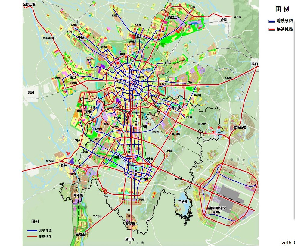 成都未来城市交通新蓝图，最新交通规划图揭秘